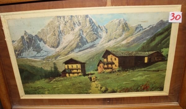 Rifugio, quadro con cornice - immagine 4