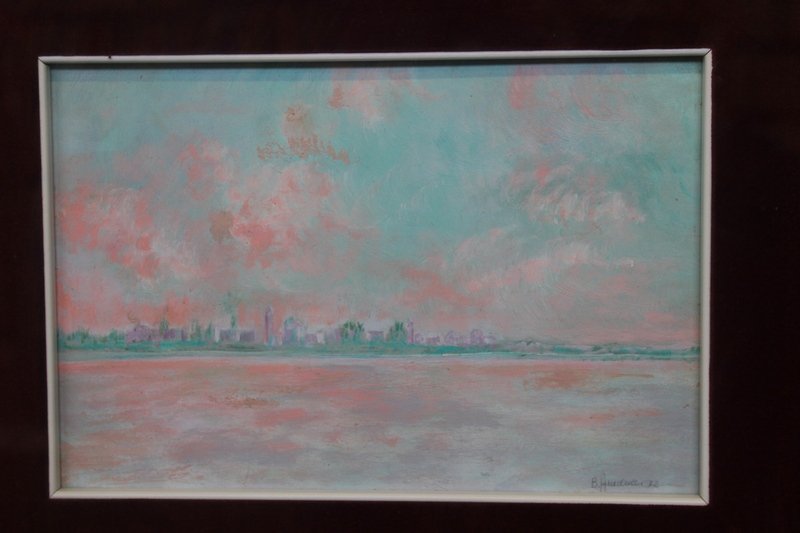 Tramonto di Amicucci, quadro in tempera - immagine 5