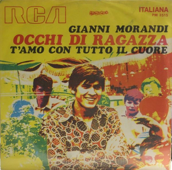 Gianni Morandi Occhi di ragazza 45 giri