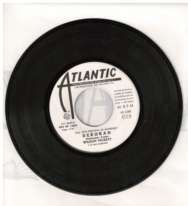 Iva Zanicchi Per Vivere / Wilson Pickett Deborah 45 GIRI - immagine 2