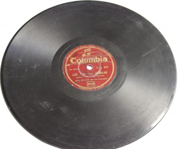 BEN SILVER: LADY, PLAY YOUR MANDOLINE / CALIFORNIA RAMBLERS: IL VENDITORE DI NOCCIOLE AMERICANE 78 giri