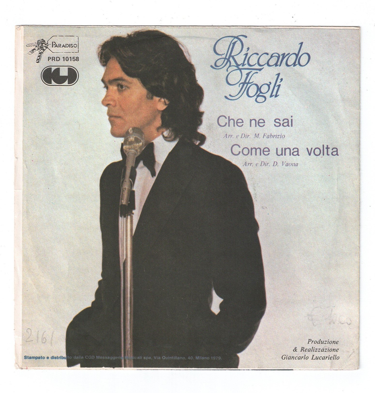Riccardo Fogli Che ne sai 45 giri - immagine 2