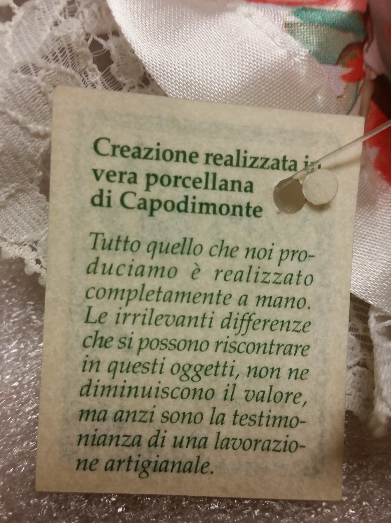 Bambola in porcellana di Capodimonte - immagine 2