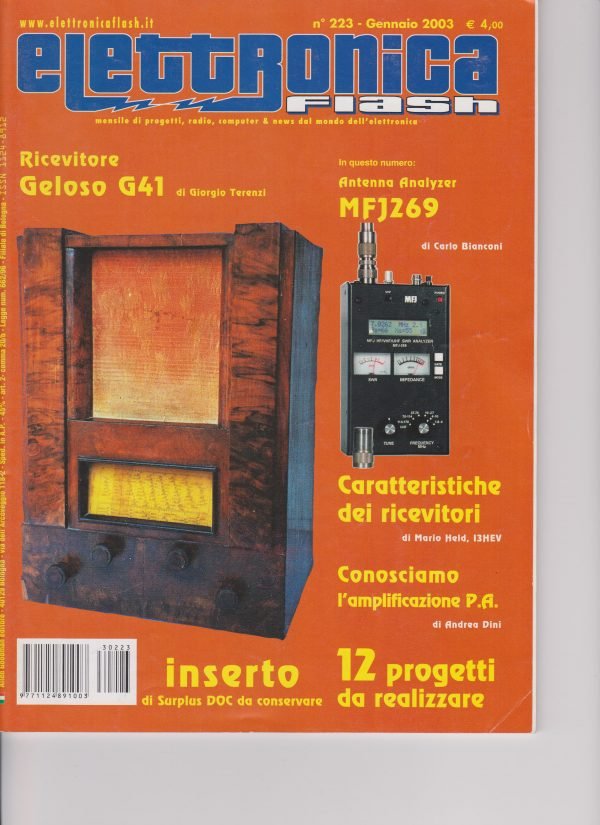 Elettronica Flash, anno 2003 Annata completa 11 numeri