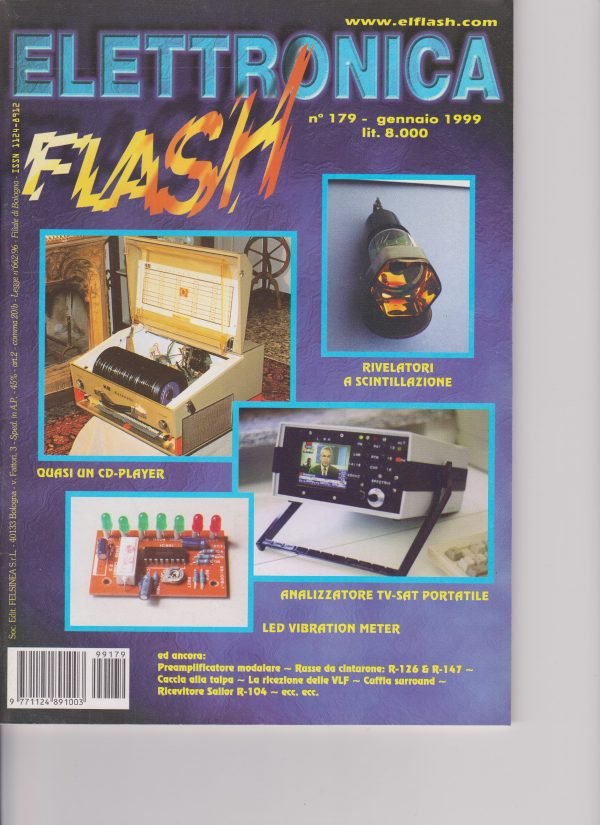 Elettronica Flash, anno 1999 Annata completa 11 numeri