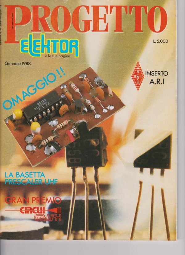 Progetto Elektor, anno 1988 Annata completa 11 numeri