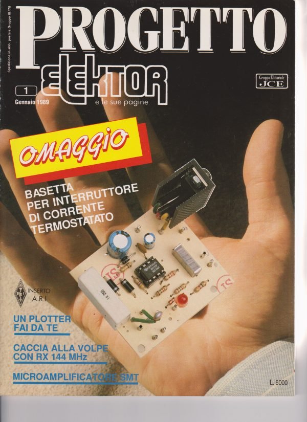 Progetto Elektor, anno 1989 Annata completa 11 numeri