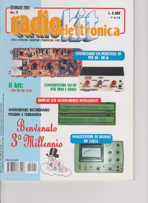Radiokit elettronica - anno 2001 Annata completa 11 numeri