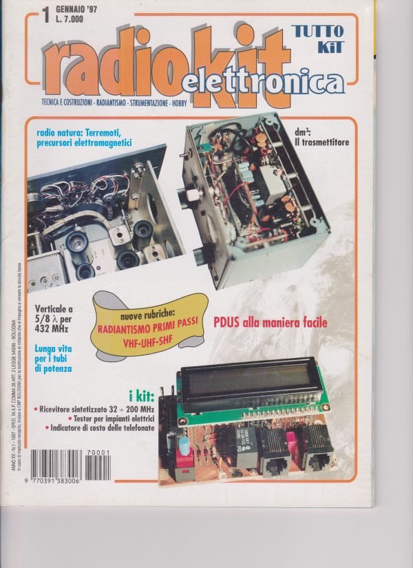 Radiokit elettronica 1997 Annata completa 11 numeri