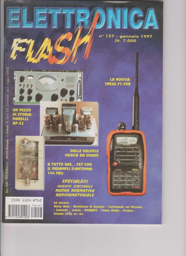 Elettronica Flash, anno 1997 Annata completa 11 numeri