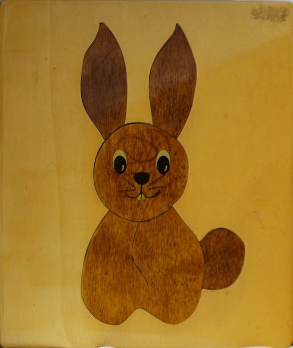 Gioco educativo in legno - puzzle con animali - immagine 2