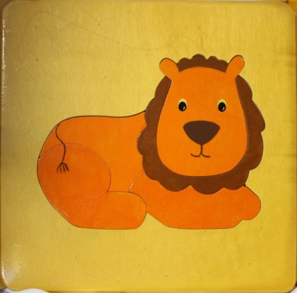 Gioco educativo in legno - puzzle con animali