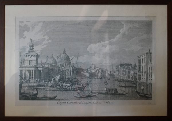 Stampa con cornice "Caput Canalis"