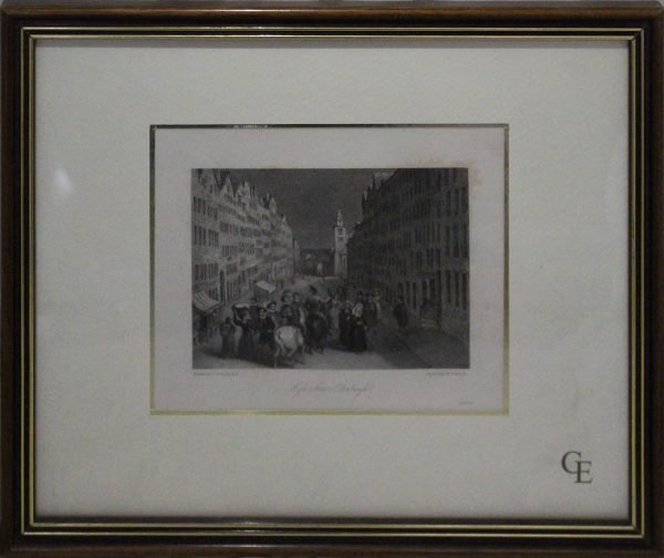 quadro "High Street Edimburgh"