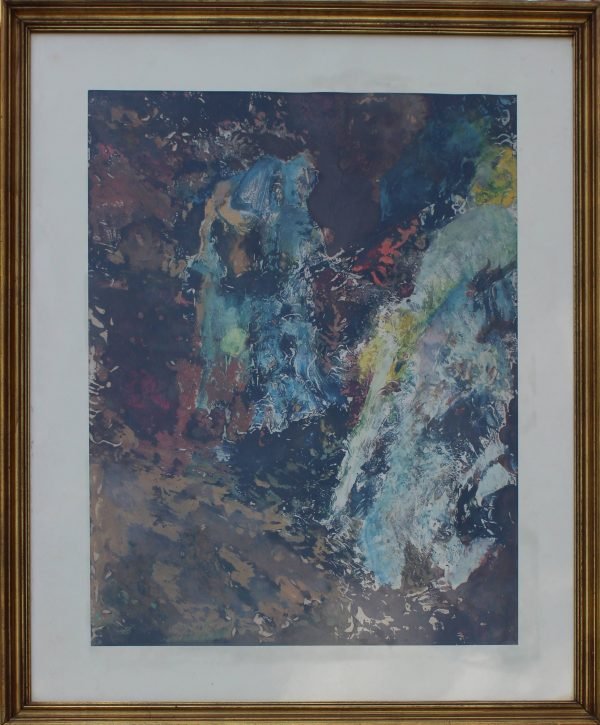 quadro, tempera su cartoncino