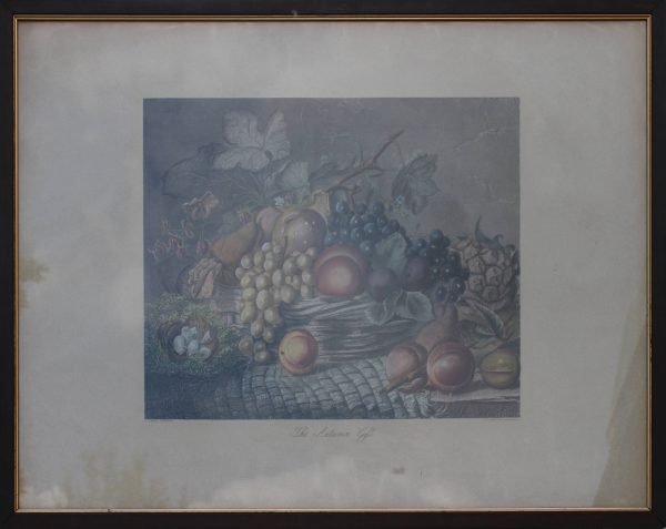 quadro, natura morta "the autumn gift"