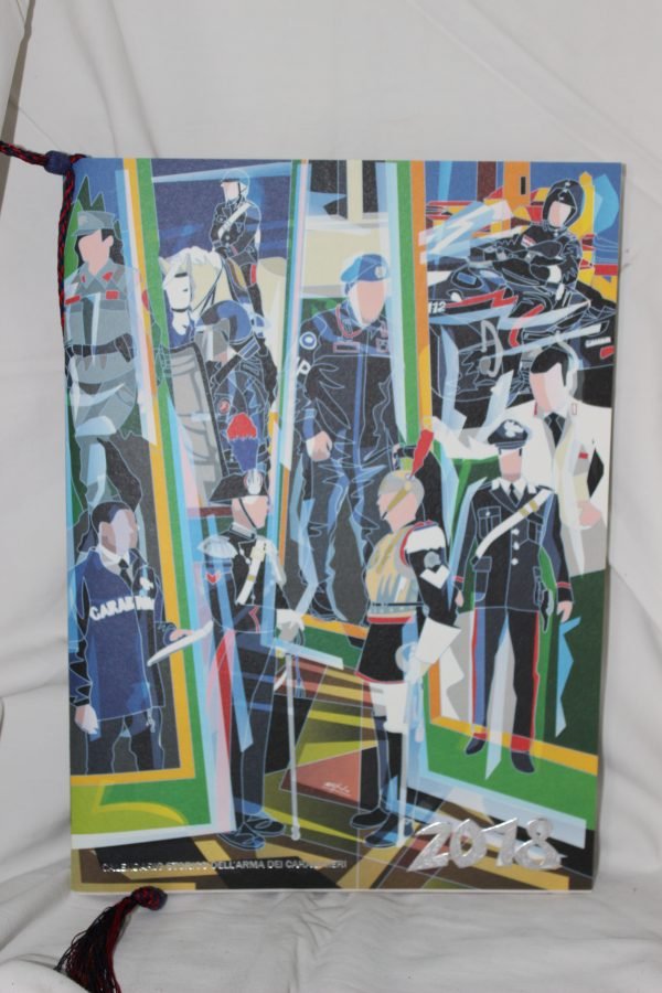 Calendario storico dell'Arma dei Carabinieri 2018