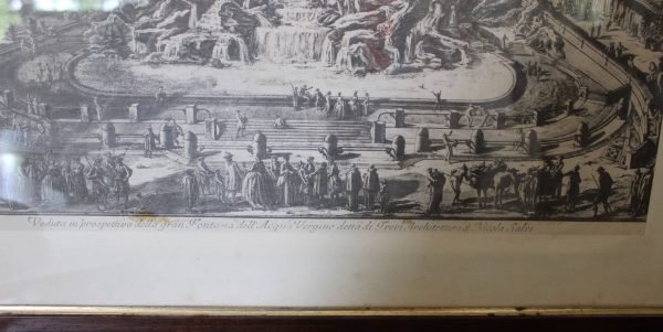 quadro, "Fontana dell'Acqua Vergine detta di Trevi" - immagine 2
