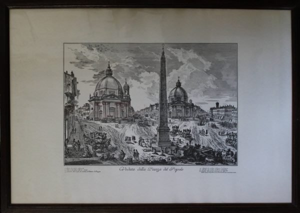 quadro, "Veduta della Piazza del Popolo"