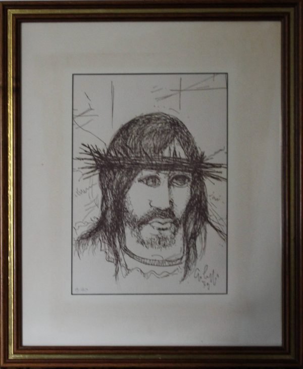 quadro con ritratto di Gesù