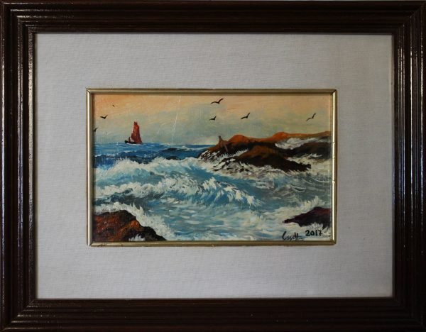 quadro, tema marino