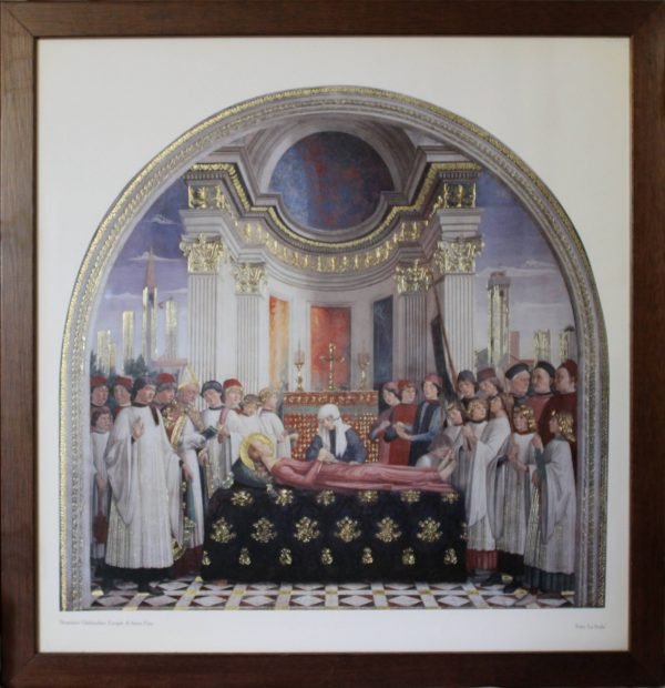 quadro, "esequie di Santa Fina"