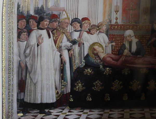 quadro, "esequie di Santa Fina" - immagine 3