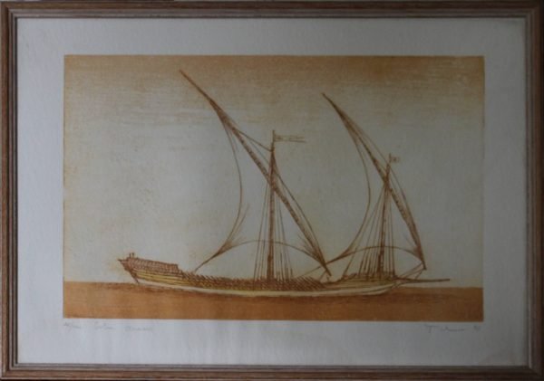 quadro, tema navale