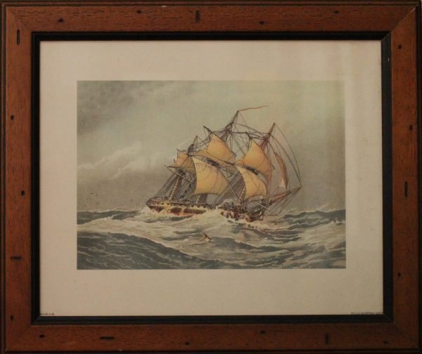 quadro, tema navale