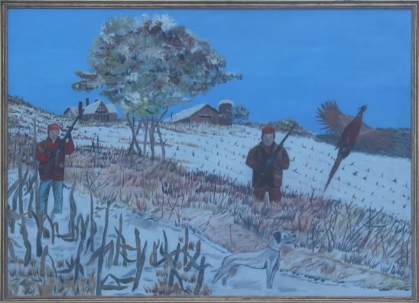 quadro, tema caccia - immagine 2