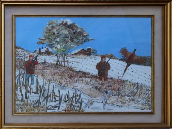 quadro, tema caccia