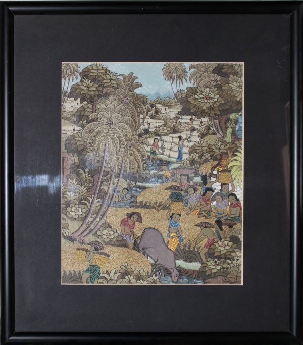 quadro, tema rurale esotico