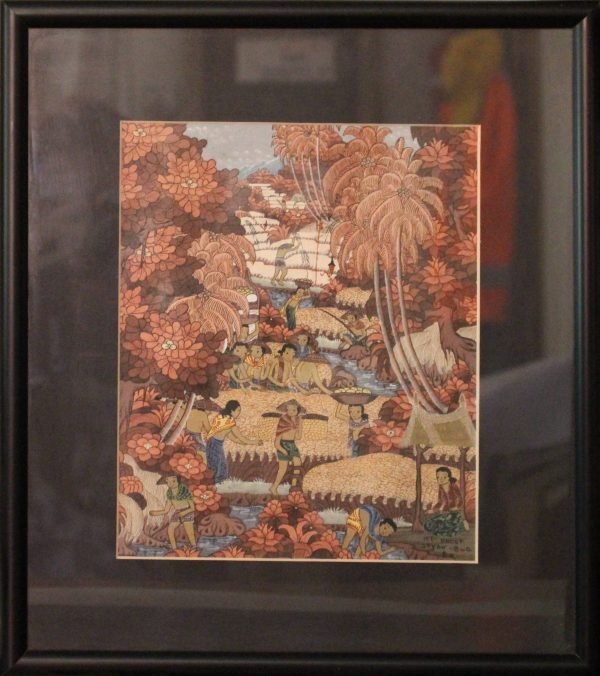 quadro, tema rurale esotico