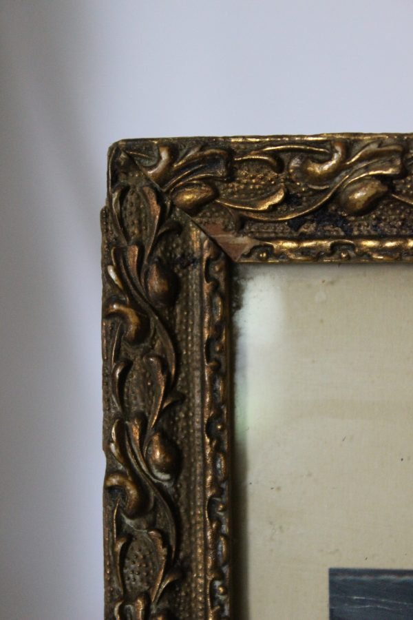 cornice lignea dorata 22 x 31 - immagine 2