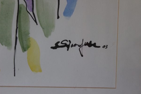 quadro, acquerello su cartoncino - immagine 3