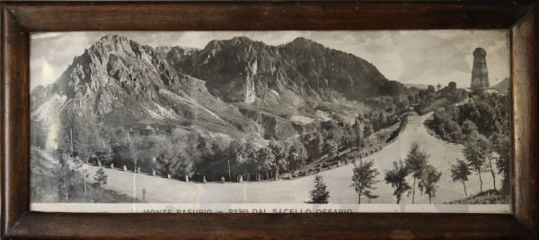 quadro, stampa "il monte Pasubio dal saccello ossario"