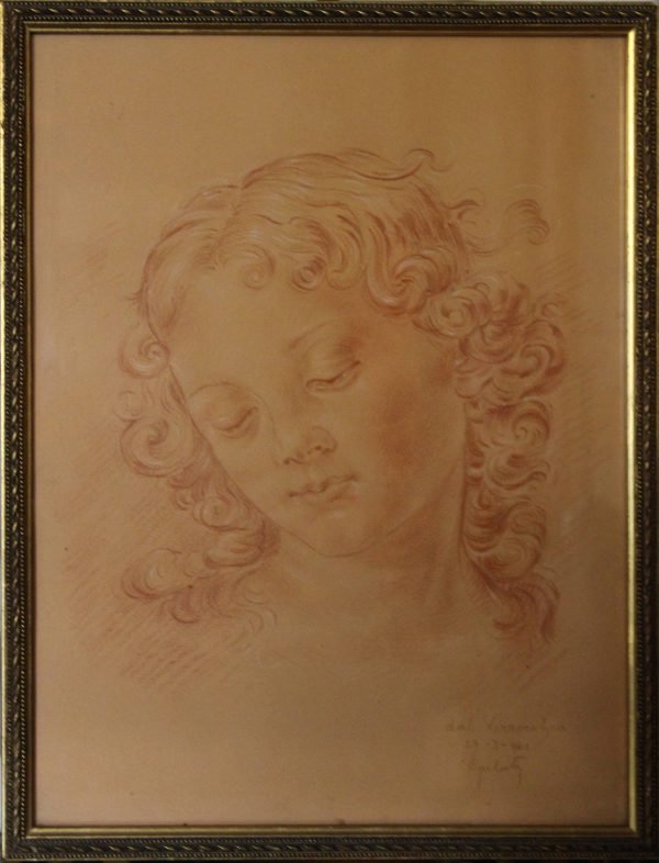 quadro, ritratto femminile