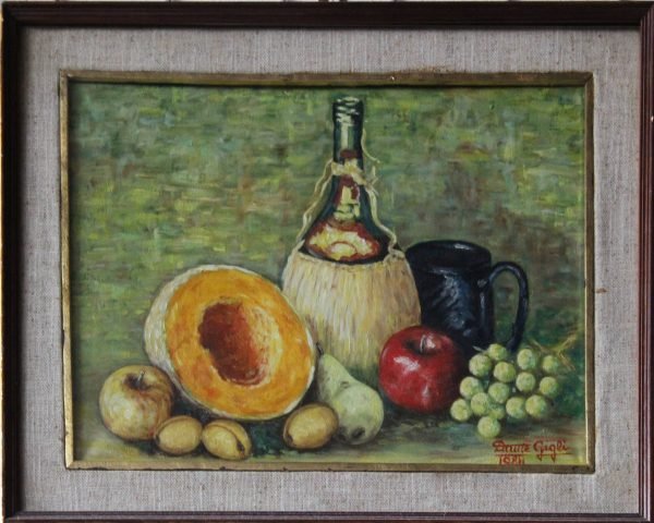 quadro, olio - natura morta