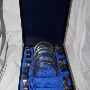 Set di porta tovaglioli e sottobicchieri Silverplateu
