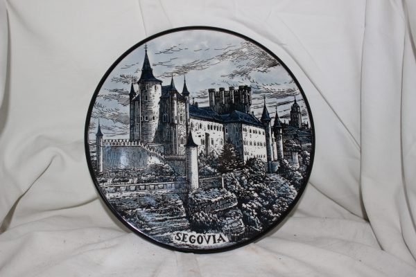 Piatto decorato Segovia