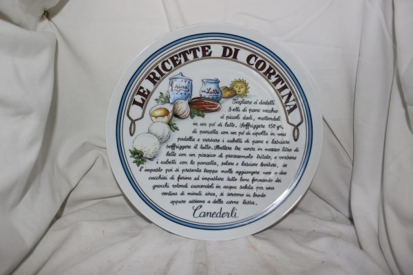 Piatto decorato Cortina
