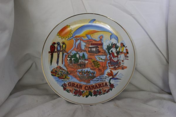 Piatto decorato Gran Canaria piccolo