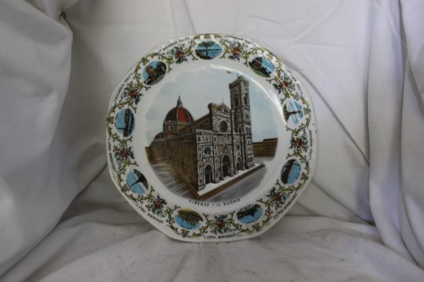 Piatto decorato Firenze