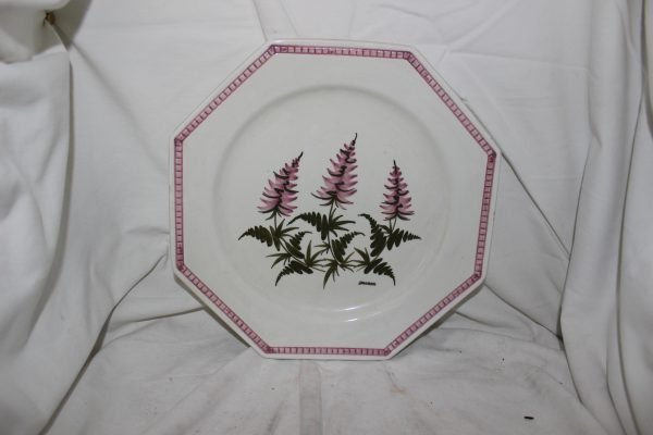 Piatto decorato Lazara 3 fiori-Carnico