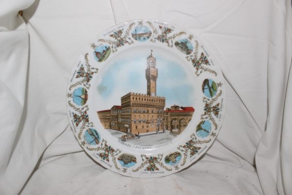 Piatto decorato Firenze