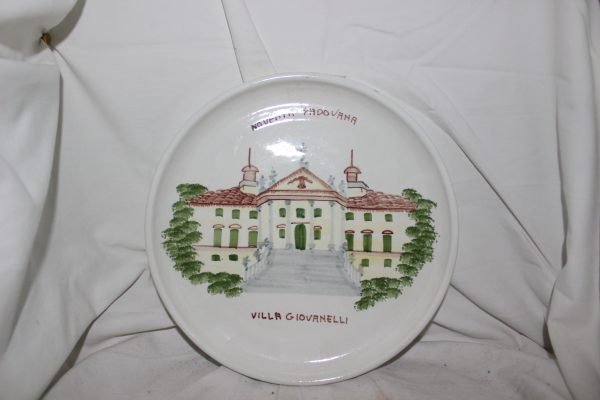 Piatto decorato Villa Giovanelli Noventa Padovana