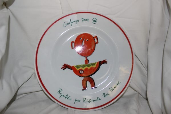 Piatto decorato Ristorante 3 Panoce