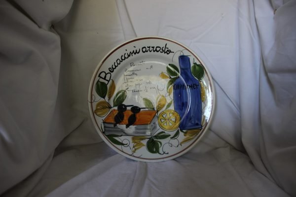 Piatto decorato con Ricetta