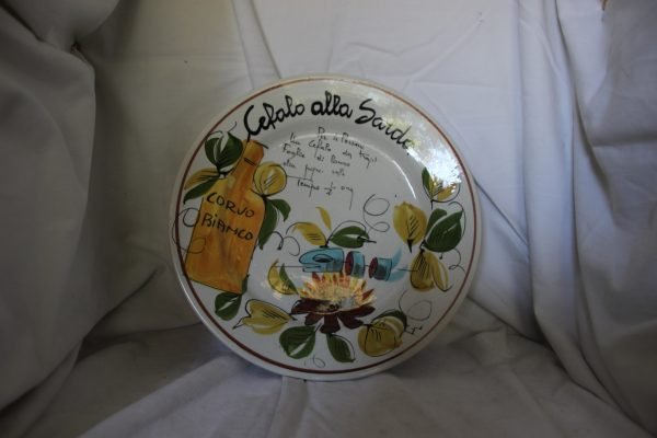 Piatto decorato con Ricetta