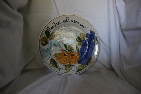 Piatto decorato con Ricetta